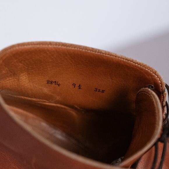 Crockett & Jones England Chepstow Leather Chukka Boots Cognac Brown Men's 9.5 - Picture 12 of 16